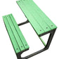 EcoSmart school bench made from 100% recycled plastic outdoor eco friendly seating.