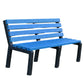 Eco bench outdoor seating designed with 100% recycled plastic sustainable garden furniture