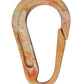 Orange ecoClip keychain made from recycled plastic carabiner style eco friendly durable accessory
