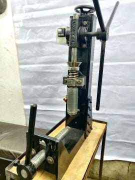 Plastic injection molding machine by The Carbon Fusion, turning recycled plastic into durable products