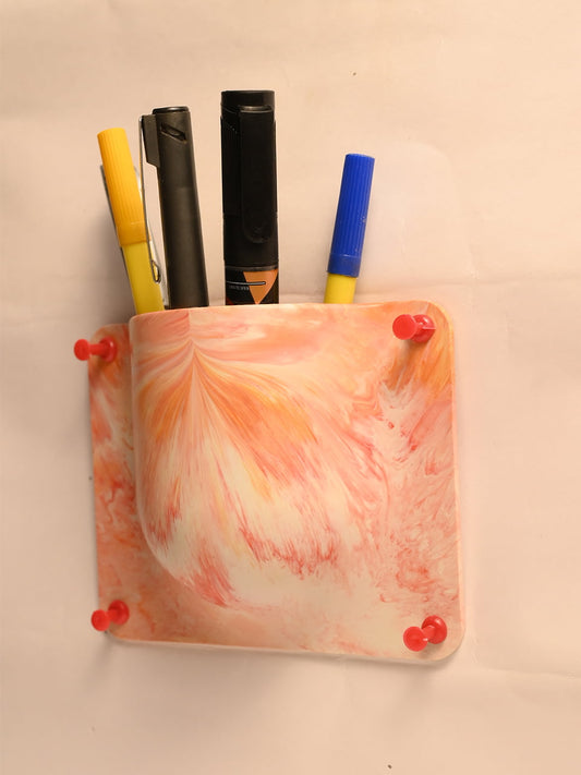 Wall mounted holder made from recycled plastic durable eco friendly storage solution for homes and offices