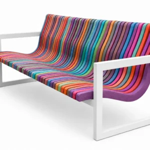 Long Rainbow Bench