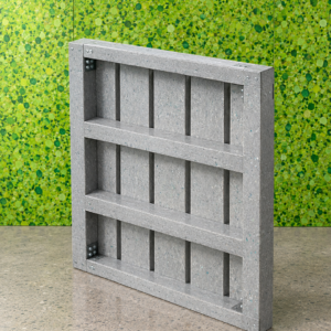 Recycled Plastic Pallet / Heavy Duty / Weatherproof / Pest Resistant / Carbon Fusion