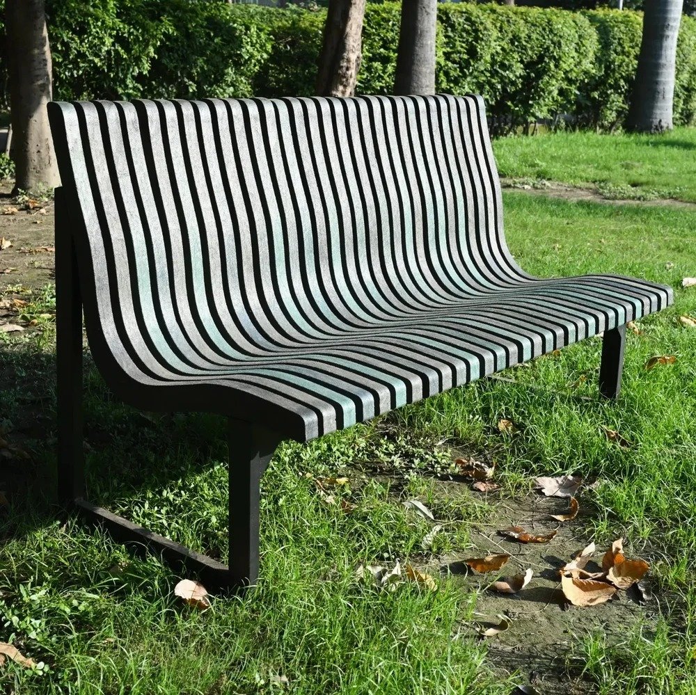 Recycled Plastic outdoor bench