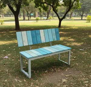 Recycled Plastic Bench (Minimal)