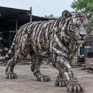scrap-metal-tiger-sculpture-recycled-metal-animal